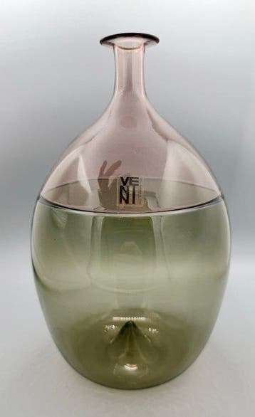 Venini - Tapio Wirkkala - Vaas - Bolle - Geblazen glas -