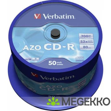 Verbatim CD-R 52x 50st. Cakebox, Verzenden, Nieuw