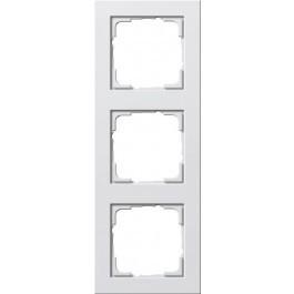 Gira E2 Afdekraam 3 voudig zuiver wit (hagelwit) 021329, Doe-het-zelf en Verbouw, Elektra en Kabels, Nieuw, Stopcontact
