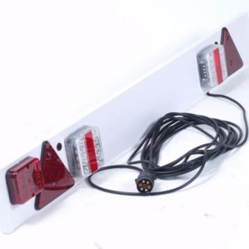 Verlichtingsbal LED 9 meter kabel met Mistachterlicht, Auto diversen, Aanhangwagen-onderdelen, Verzenden, Nieuw