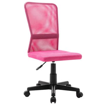 vidaXL Kantoorstoel 44x52x100 cm mesh stof roze, Huis en Inrichting, Verzenden, Nieuw