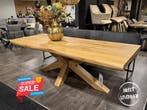 ***SALE*** Eettafel Brutus 240x100cm Dutch OAK, Verzenden, Nieuw
