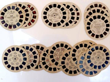 Viewmaster schijven - KISS, Michael Jackson Thriller, de