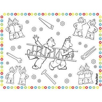 Placemats Kleurplaten Buurman & Buurman (6st), Ophalen of Verzenden, Nieuw
