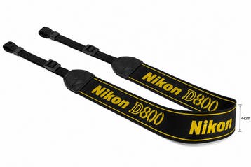 AN-DC6 Camera Schouderband / Neck Strap voor Nikon D800 - Zw, Verzenden, Zo goed als nieuw