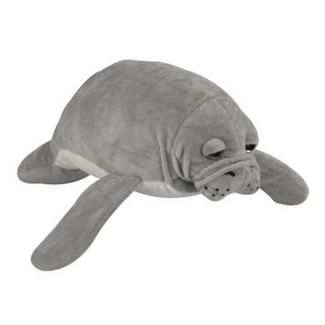 Zeekoe knuffel - pluche - grijs - 39 cm - Nature Planet, Verzenden, Nieuw