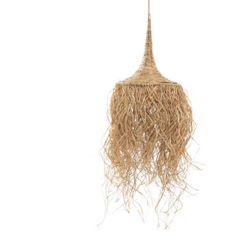 Bazar Bizar Honolulu Hanglamp - Naturel - Nieuw in, Huis en Inrichting, Lampen | Hanglampen, Ophalen of Verzenden, Nieuw, Overige materialen