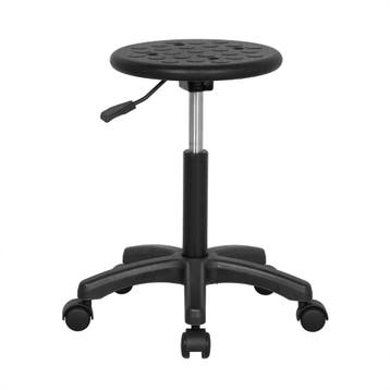 NIEUW Tarente Tabouret werkstoel - zwarte PU zitting, Ophalen of Verzenden, Nieuw