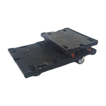 Kunststof dolly rolplateau 800x600x200 mm met dubbelwandig, Ophalen of Verzenden