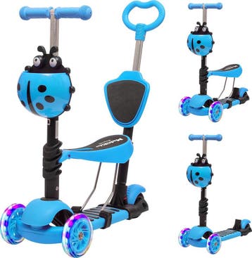2dekans | LifeGoods MultiRider - Kinderstep met Duwstang - 3, Fietsen en Brommers, Ophalen of Verzenden, Zo goed als nieuw, LifeGoods
