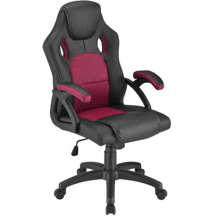 Racing Bureaustoel / Gamestoel Montreal - Bordeaux - Verstel, Huis en Inrichting, Bureaustoelen, Nieuw, Verzenden