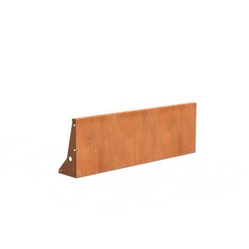 Cortenstaal keerwand 150x5x50cm, Nieuw, Minder dan 25 cm, Border