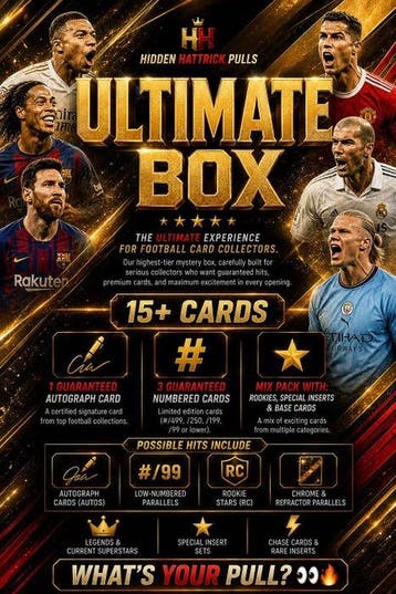 HIDDEN HATTRICK PULLS HIDDEN HATTRICK PULLS Ultimate Box, Verzamelen, Nieuw