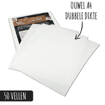Ouwelpapier Dubbel Dik A4-formaat (50 vellen), Verzenden, Nieuw