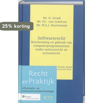 Softwarerecht / Recht en Praktijk - ICT / 2 - H. Struik, Verzenden, Zo goed als nieuw, H. Struik