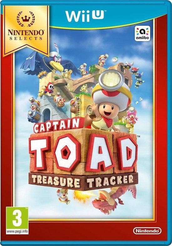 Wii U Captain Toad: Treasure Tracker, Spelcomputers en Games, Spelcomputers | Nintendo Wii U, Zo goed als nieuw, Verzenden