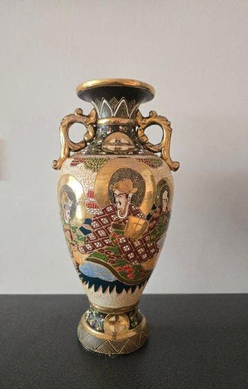 Vaas - Porselein - Japanse Satsuma Vaas