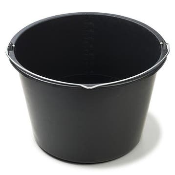 Emmer | Toolland | 20 liter (LDPE, Zwart), Tuin en Terras, Verzenden, Nieuw