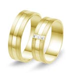 Actie trouwringen in 8/14/18 karaat geelgoud per paar vanaf, Sieraden, Tassen en Uiterlijk, Ringen, Verzenden, Nieuw