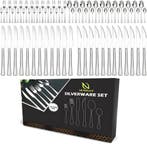 HI NATURE™ Besteksets Bestekset 12 persoons modern 100% RVS, Ophalen of Verzenden, Nieuw