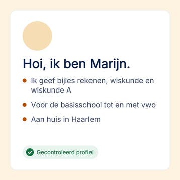 Bijles rekenen voor de basisschool in Haarlem, Diensten en Vakmensen, Privéles, Bijles