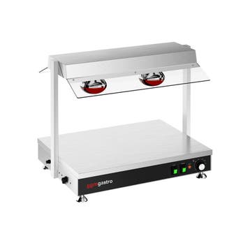 GGM Gastro | Warmhoudplaat RVS - 1x GN 1/1 - 1 kW - GN 1/1 -, Verzenden, Nieuw in verpakking, Overige typen
