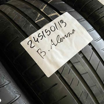 2 x Bridgestone Alenza 001 245-50-19 Zomerbanden 4mm, Auto-onderdelen, Banden en Velgen, 19 inch, Ophalen of Verzenden, Band(en)