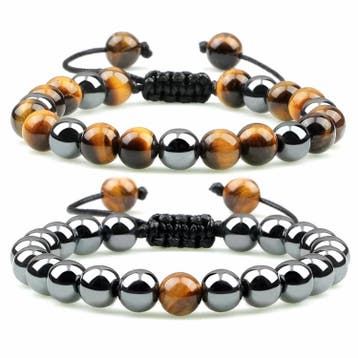 Fako Bijoux - Dubbele Kralen Armband Suprême  - 8mm -, Verzenden, Nieuw