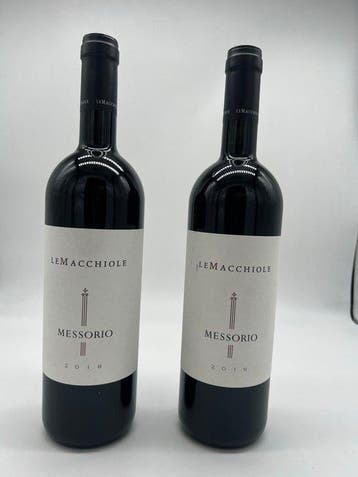 2018 & 2019 Le Macchiole, Messorio - Toscane IGT - 2 Flessen, Nieuw