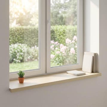 vidaXL Raamkozijnen 2 st Wit 110 x 40 x 2 cm Massief, Doe-het-zelf en Verbouw, Verzenden, Nieuw