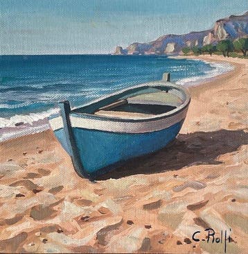 Claudio Rolfi (1960) - Lungo la spiaggia