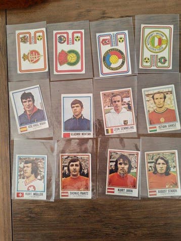1974 Panini WC München 74 Jose Angel Iribar, Nieuw
