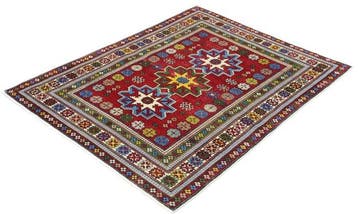 Kazak-antieke Shirvan-tapijten - Vloerkleed - 140 cm - 115, Nieuw
