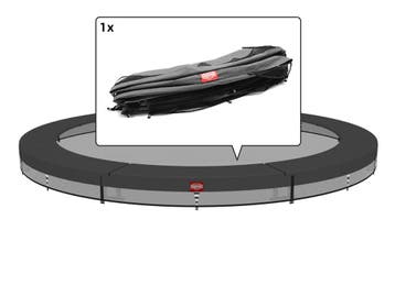 Berg Inground Favorit - Beschermrand Grijs 430 (Trampolines), Ophalen of Verzenden, Nieuw
