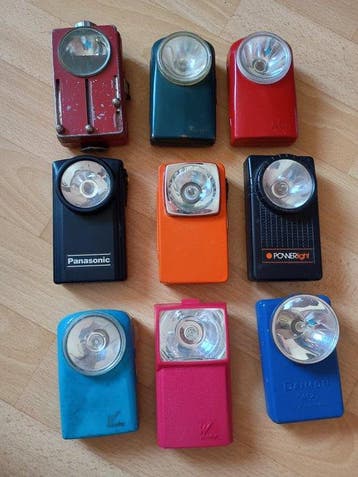 Icoon - Custom: vintage pocket flashlights/torches set -