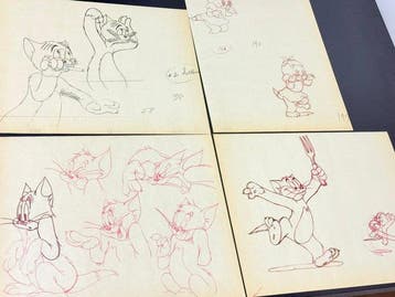 MGM (1963) - 4 Animatietekeningen, beperkte oplage,, Cd's en Dvd's, Nieuw in verpakking