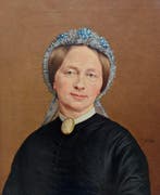 Amedée Bodin (1825-?) - Portrait de dame française