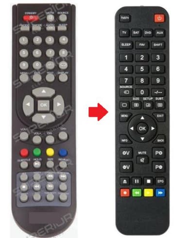 Sweex TV020 / TV024 afstandsbediening, Verzenden, Nieuw