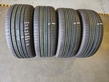 255/45/20 101T AO HANKOOK S1EVO3 EV 6,4MM PROFIEL, Auto-onderdelen, Banden en Velgen, Ophalen, Gebruikt, 255 mm, Band(en)
