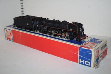 Jouef H0 - 8742 - Stoomlocomotief met tender (1) - 141R -, Nieuw