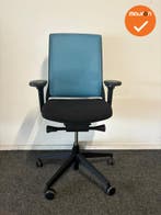 Gispen Zinn - 4D Armleggers - Zwart gestoffeerde zitting met, Werkplek, Ophalen of Verzenden, Gebruikt, Stoel