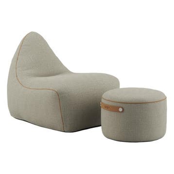 Sackit Stoel & Pouf Indoor - Cosmo Beige, Verzenden, Nieuw, Beige, Zitzakstoel