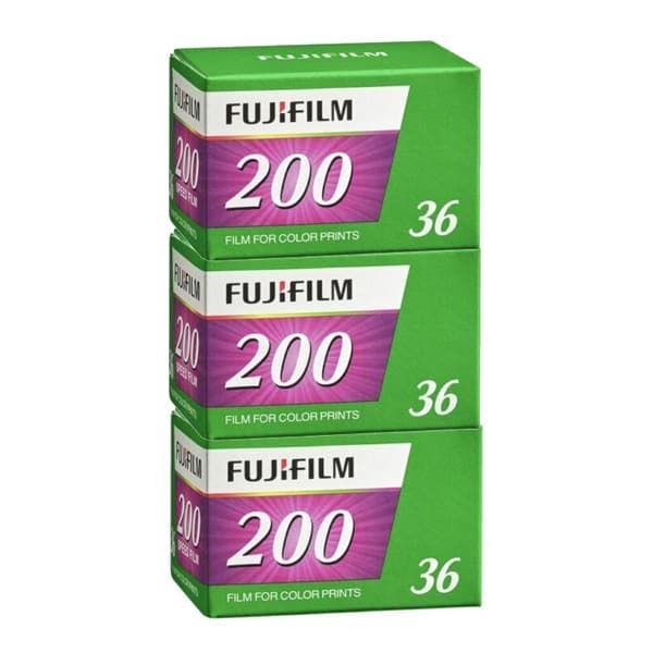 Fuji 200 / 36 film 3 pak (fotorolletjes, Analoge Fotografie), Audio, Tv en Foto, Fotoalbums en Accessoires, Nieuw, Ophalen of Verzenden