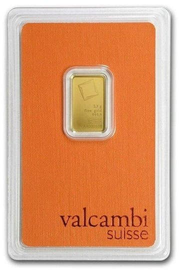 2,5 Gramm - Goud .999 - Valcambi - Verzegeld en met