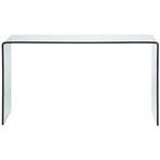 *WOONWINKEL* Kare Design Clear Club Sidetable Gebogen Glas, Verzenden, Nieuw