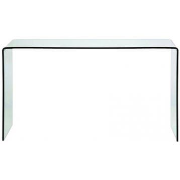 *WOONWINKEL* Kare Design Clear Club Sidetable Gebogen Glas, Huis en Inrichting, Verzenden, Nieuw
