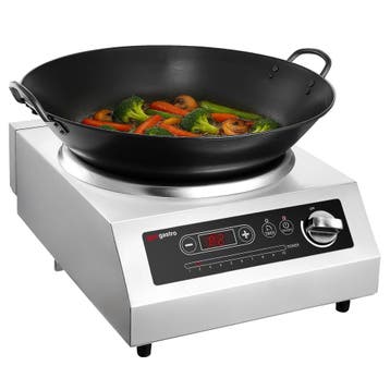 GGM Gastro | Inductiewok - 3,5 kW - 1 kookzone - Ø460mm - |, Verzenden, Nieuw in verpakking