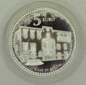 Espagne Spanien – 5 Euro 2010 – Las Palmas de Gran Canar, Verzenden