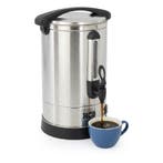 HCB Percolator - 5,3 liter - 35 kopjes - zilver - 230V - RVS, Verzenden, Nieuw in verpakking, Overige typen