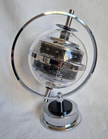 Huger BGM / sputnik - Weerstation - plexiglas, verchroomd, Antiek en Kunst